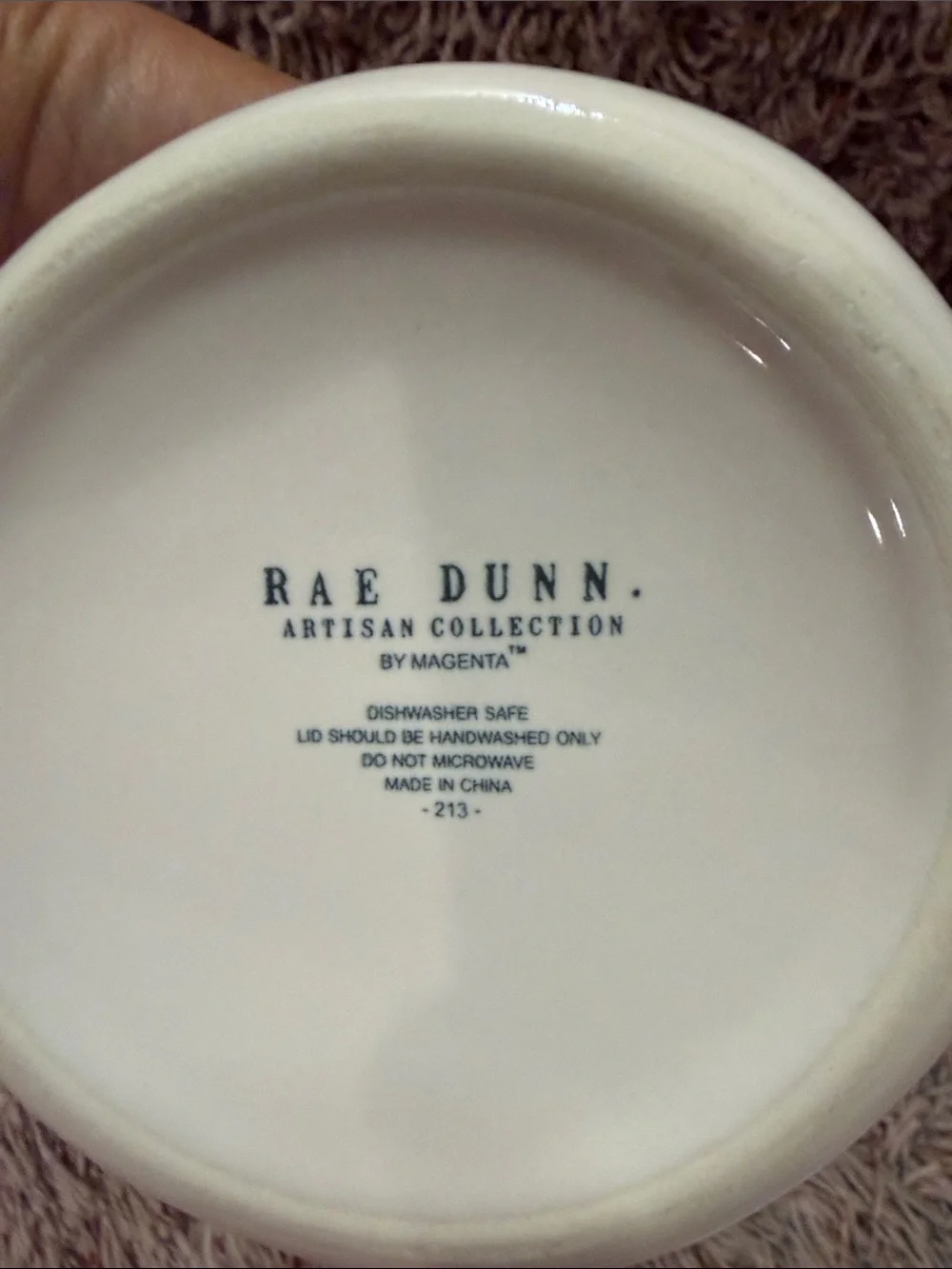 Rae Dunn JINGLE BELLS canister